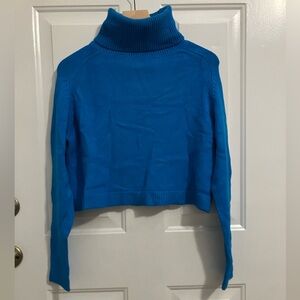 Deluc-cropped knit turtleneck sweater